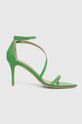 Custommade sandały skórzane Amy Patent szpilka zielony 000200098.311