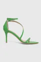 zielony Custommade sandały skórzane Amy Patent Damski