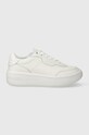 Шкіряні кросівки Fila PREMIUM платформа білий FFW0337