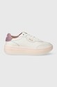 Kožne tenisice Fila PREMIUM platforma roza FFW0337