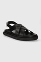 Kožené sandály Alohas Trunca S00690.25 černá SS24