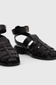 Шкіряні сандалі Alohas Perry S00689.25 чорний SS24