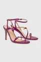 Kožené sandále Alohas Alyssa fialová