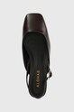 Alohas pantofi de piele Lindy maro S100126.01