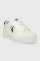 Calvin Klein Jeans sneakers BOLD VULC FLATF LOW LACE LTH ML YW0YW01294 bianco SS24