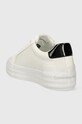 Scarpe Calvin Klein Jeans sneakers BOLD VULC FLATF LOW LACE LTH ML YW0YW01294 bianco
