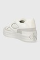 Cipők Calvin Klein Jeans sportcipő BOLD VULC FLATF LACE MIX MG LUM YW0YW01295 fehér