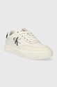 Calvin Klein Jeans sneakersy CLASSIC CUPSOLE LOW LACE LTH ML YW0YW01296 biały SS24