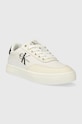 Tenisky Calvin Klein Jeans CLASSIC CUPSOLE LOW LACE LTH ML YW0YW01296 bílá SS24