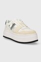 Кросівки Calvin Klein Jeans BOLD FLATF LOW LACE MIX NBS SAT YW0YW01308 білий SS24