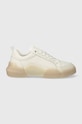 Calvin Klein Jeans bőr sportcipő CHUNKY CUPSOLE 2.0 LTH IN LUM nappa bőr fehér YW0YW01313