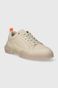 Calvin Klein Jeans bőr sportcipő CHUNKY CUPSOLE 2.0 LTH IN LUM YW0YW01313 bézs SS24