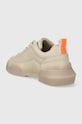Cipők Calvin Klein Jeans bőr sportcipő CHUNKY CUPSOLE 2.0 LTH IN LUM YW0YW01313 bézs