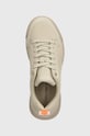 Calvin Klein Jeans bőr sportcipő CHUNKY CUPSOLE 2.0 LTH IN LUM bézs YW0YW01313