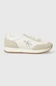beige Calvin Klein Jeans sneakers RETRO RUNNER LOW LACE NY ML Donna