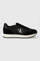 Кросівки Calvin Klein Jeans RETRO RUNNER LOW LACE NY ML Planet friendly чорний YW0YW01326