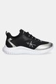 Кроссовки Calvin Klein Jeans EVA RUNNER LOW LACE MIX ML WN YW0YW01442 чёрный SS25