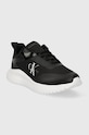 Calvin Klein Jeans sneakersy EVA RUNNER LOW LACE MIX ML WN YW0YW01442 czarny SS25
