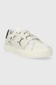 Calvin Klein Jeans sneakers in pelle CLASSIC CUPSOLE ELAST LTH bianco