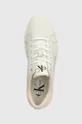 bianco Calvin Klein Jeans sneakers in pelle CLASSIC CUPSOLE LOWLACEUP LTH WN