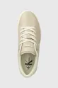 beige Calvin Klein Jeans sneakers in pelle CLASSIC CUPSOLE LOWLACEUP LTH WN