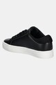 Boty Kožené sneakers boty Calvin Klein Jeans CLASSIC CUPSOLE LOWLACEUP LTH WN YW0YW01444 černá