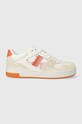 Calvin Klein Jeans sneakers BASKET CUPSOLE LACE MIX NBS SAT sintetic alb YW0YW01446