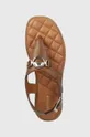 hnedá Kožené sandále Barbour Vivienne
