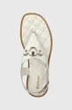 biela Kožené sandále Barbour Vivienne