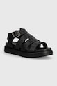 Kožené sandále Barbour Charlene usňová koža čierna LFO0685BK11