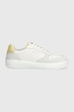 Barbour sneakers din piele Celeste piele întoarsă alb LFO0691WH32
