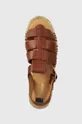 коричневий Шкіряні сандалі Barbour Paloma
