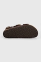 Kožené sandále Birkenstock Milano Bold Gap 1023595 hnedá