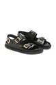 Birkenstock sandały skórzane Cannes czarny 1023955