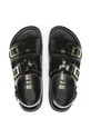 Birkenstock sandali in pelle Cannes 1023955 nero