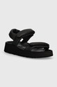 Birkenstock sandały skórzane Theda pozostałe czarny 1026877