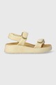 Birkenstock sandały skórzane BIRKENSTOCK X PAPILLIO Theda 1026942 beżowy SS24