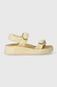 Birkenstock sandali in pelle BIRKENSTOCK X PAPILLIO Theda beige
