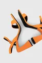 Δερμάτινες γόβες Karl Lagerfeld ASTRA NOVA πορτοκαλί