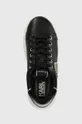 czarny Karl Lagerfeld sneakersy skórzane KAPRI NFT