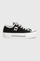 Karl Lagerfeld tenisówki KAMPUS MAX NFT platforma czarny KL60424.900