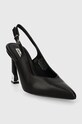 Kožené lodičky Karl Lagerfeld PREMIERE 90 KL33524.000 čierna SS24