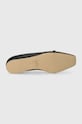 Шкіряні балетки Karl Lagerfeld KONNIE KL40180.00S чорний