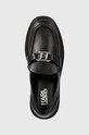 Karl Lagerfeld mokasyny skórzane MACIE KL czarny KL41210.000