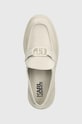 Karl Lagerfeld mokasyny skórzane MACIE KL biały KL41210.011