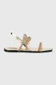 Sandále Karl Lagerfeld OLYMPIA zlatá
