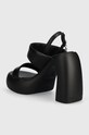 Obuwie Karl Lagerfeld sandały skórzane ASTRAGON HI KL33724.000 czarny