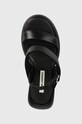 Karl Lagerfeld sandale de piele ASTRAGON HI negru KL33724.000