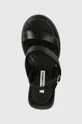 čierna Kožené sandále Karl Lagerfeld ASTRAGON HI