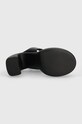 Karl Lagerfeld sandale de piele ASTRAGON HI KL33724.000 negru